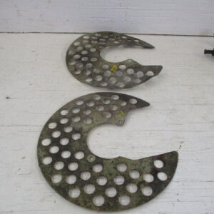 00 Yamaha Big Bear 400 2wd Left Right Front Brake Rotor Guard 2000-2006