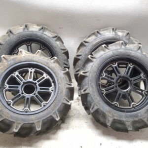 17-21 Polaris Ranger 1000 XP Wheel Rims Tire Set MSA BKT TR-171 8.3-20 20X7