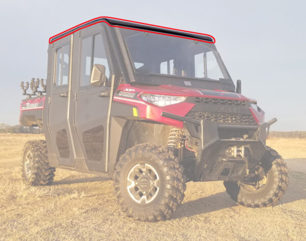 2018-24 fits Polaris Ranger Crew XP 1000 Econo Skin Top Only OEM Rear Window