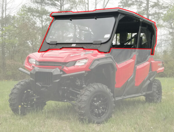 All Steel Cab Enclosure System 2023 fits Honda Pioneer SXS 1000 6 Seat NO DOORS