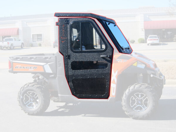 All Steel Complete Cab Enclosure System w/Door for Polaris 2013-19 Ranger 900 XP