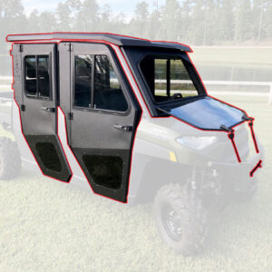 All Steel Complete Cab Enclosure System w/Doors 2015-20 fits Bob Cat 3400XL Crew