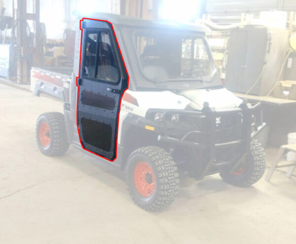 Fits Bobcat 2014-20 3400 3600 3650 Diesel Steel Doors Only for Cab Enclosure