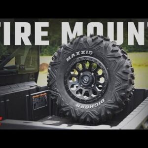 Spare Tire Carrier | Bed Side Mount | Multiple Makes & Models (Can-Am/Polaris)