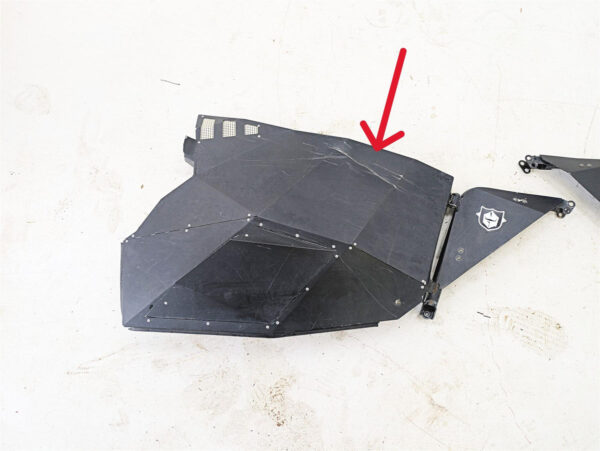 2018 Polaris RZR XP 1000 Trail Rock Pro Armor Stealth Door Skin Set P141228RBL - Image 4